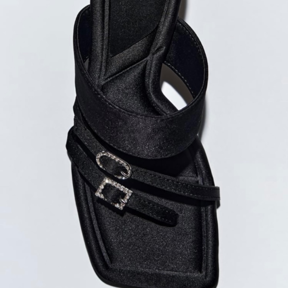 Zara Heeled Sandals with buckles size US 7.5